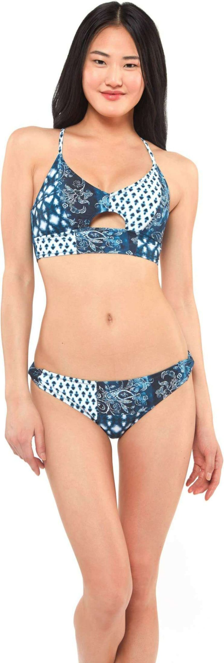 Swimwear * | Jessica Simpson Batik Babe Cropped Cami Top