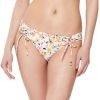 Swimwear * | Jessica Simpson Summer Dreaming Side Ruched Hipster Bottoms