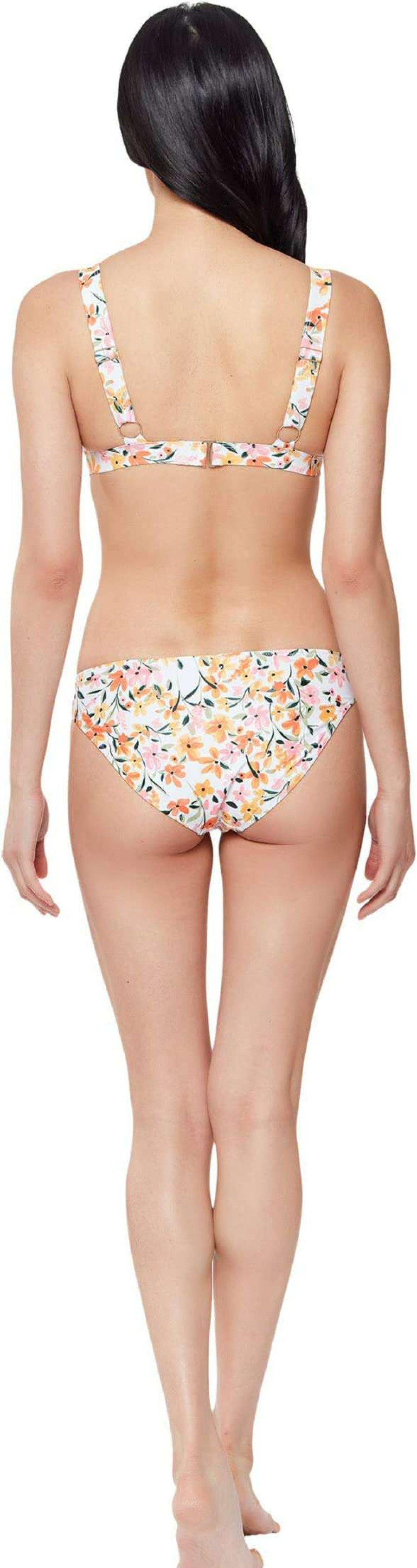 Swimwear * | Jessica Simpson Summer Dreaming Side Ruched Hipster Bottoms